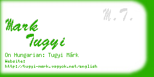 mark tugyi business card